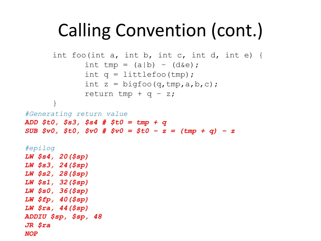calling convention cont 4