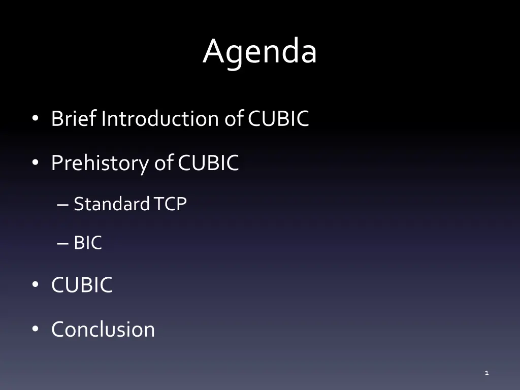 agenda