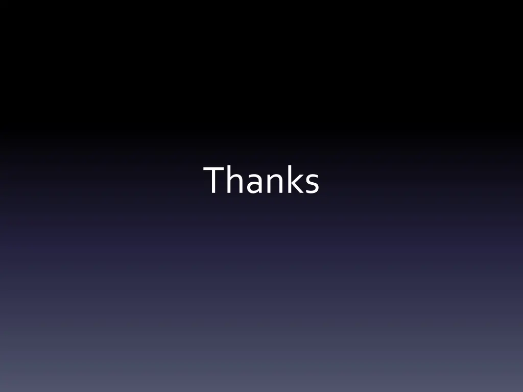 thanks