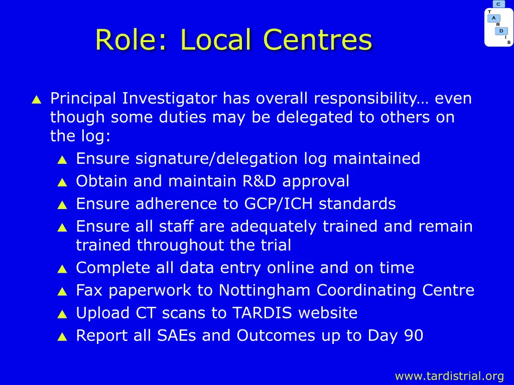 role local centres