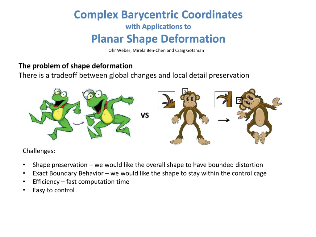 complex barycentric coordinates with applications