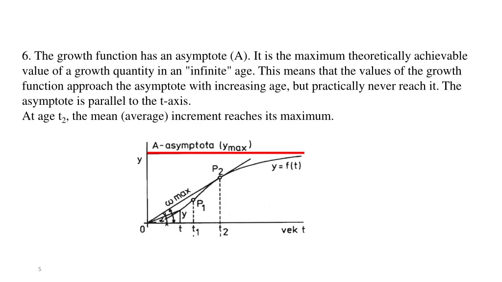 6 the growth function has an asymptote