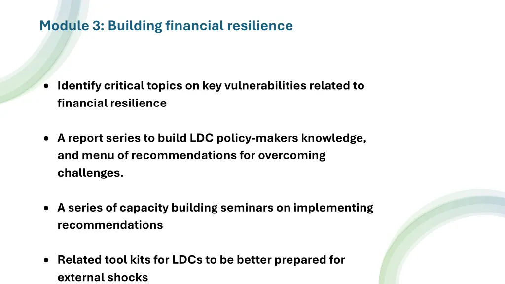 module 3 building financial resilience