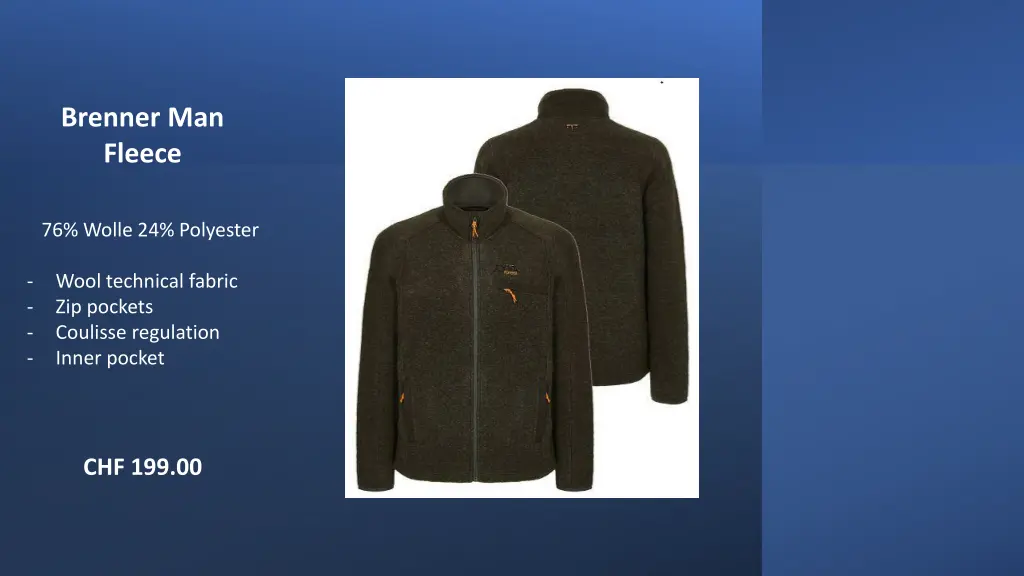 brenner man fleece