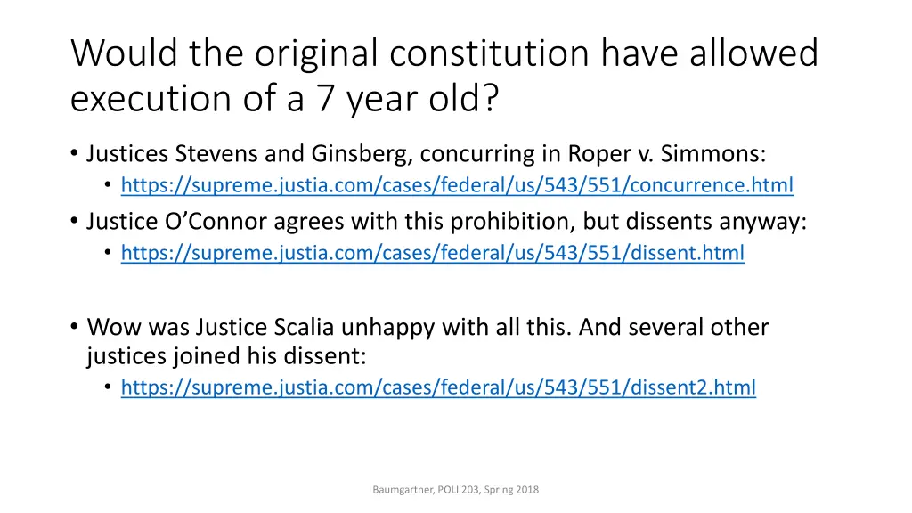 would the original constitution have allowed