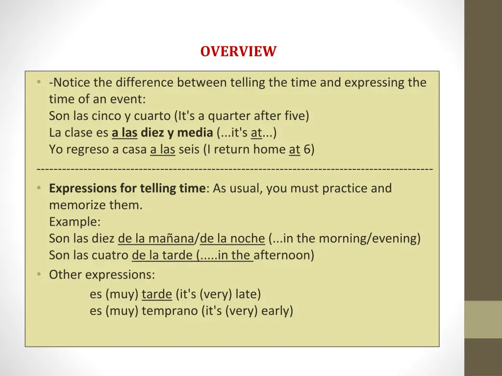 overview 1