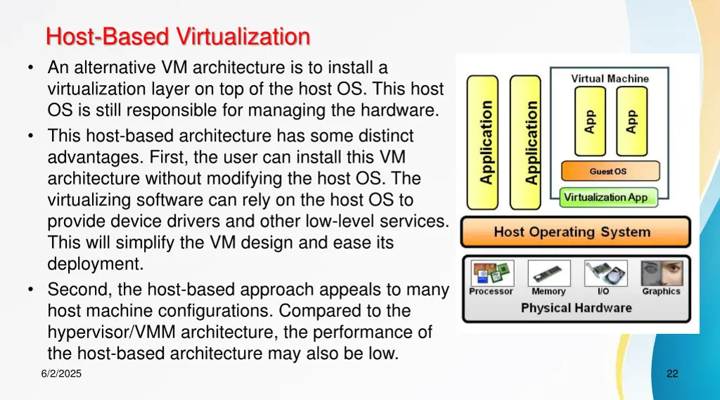host based virtualization an alternative