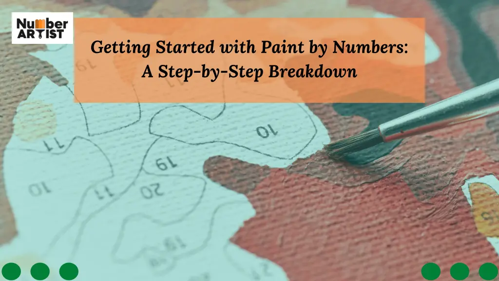 getting started with paint by numbers a step