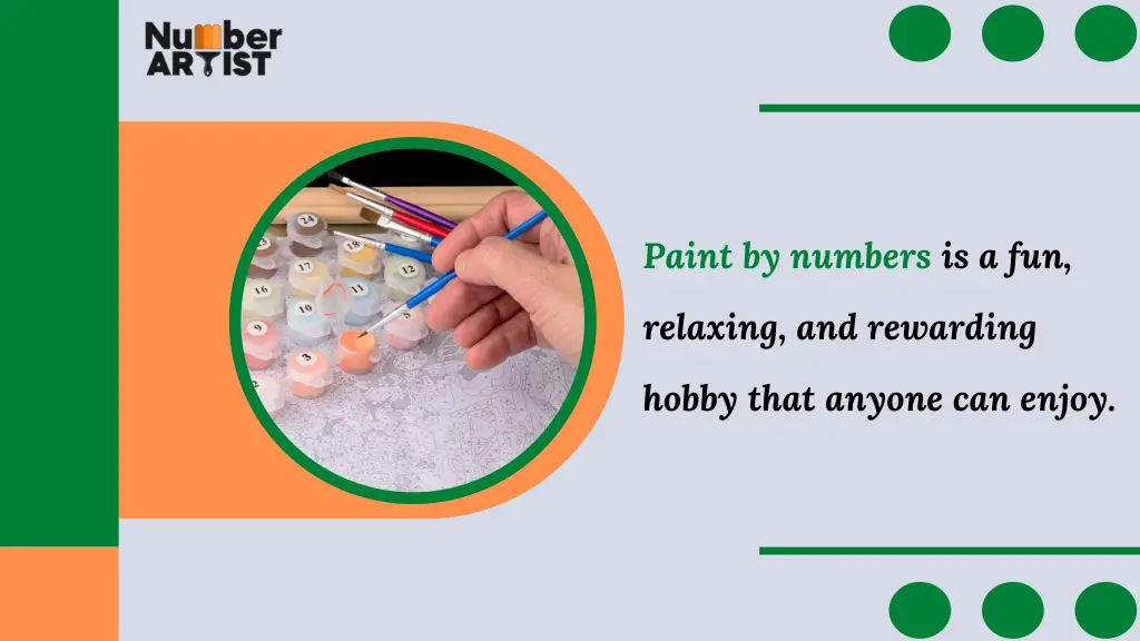 paint by numbers is a fun