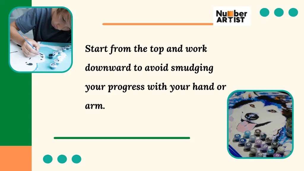 start from the top and work