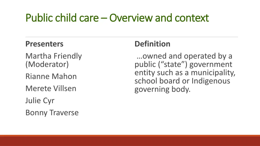 public child care public child care overview