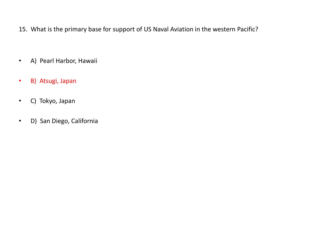 15 what is the primary base for support