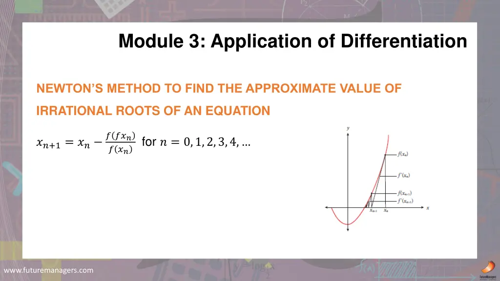 module 3 application of differentiation