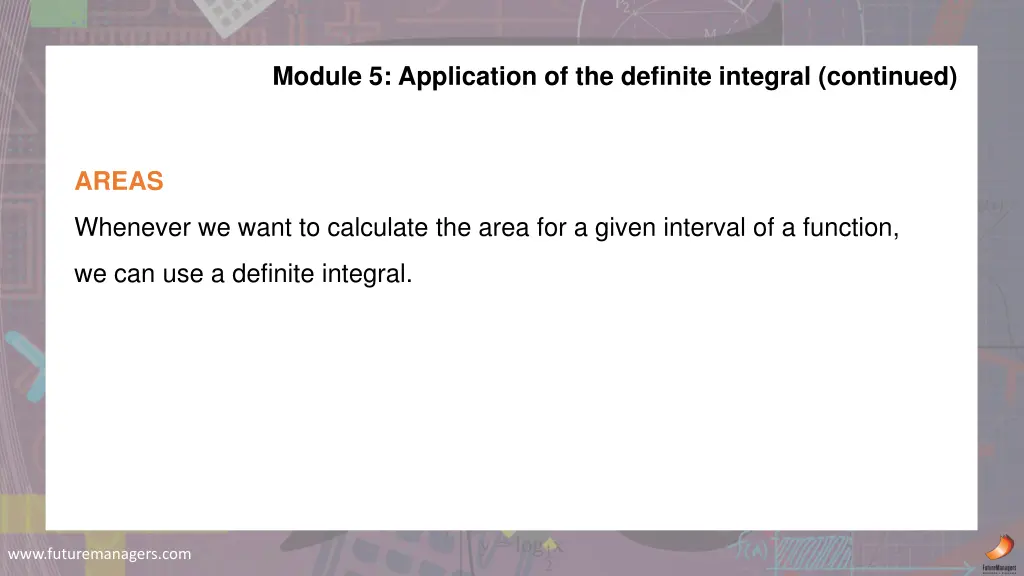module 5 application of the definite integral 2