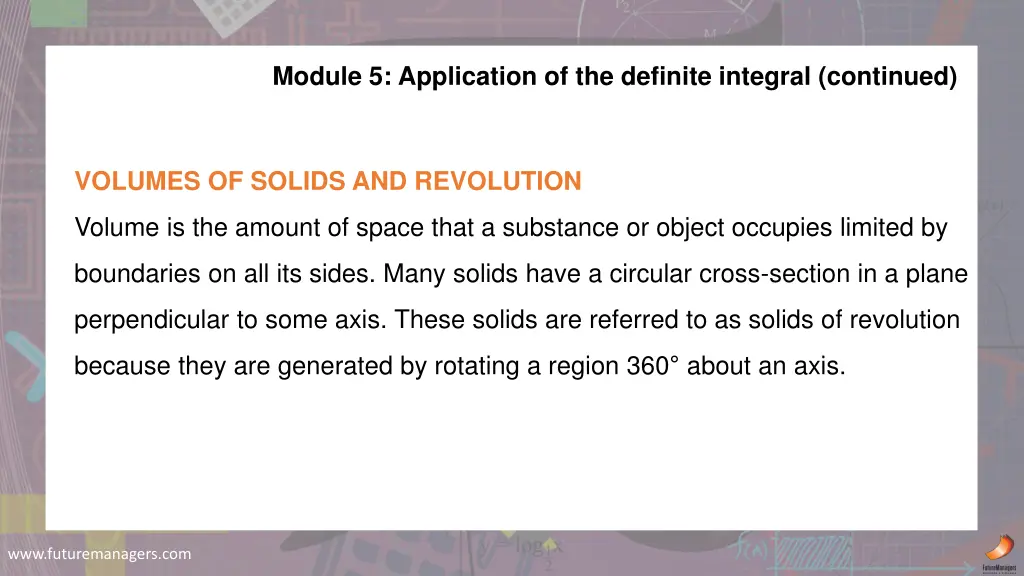 module 5 application of the definite integral 3
