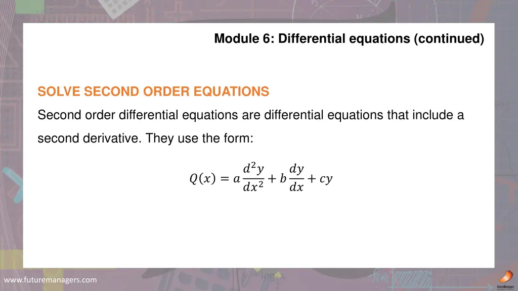 module 6 differential equations continued 2