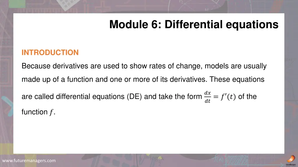 module 6 differential equations