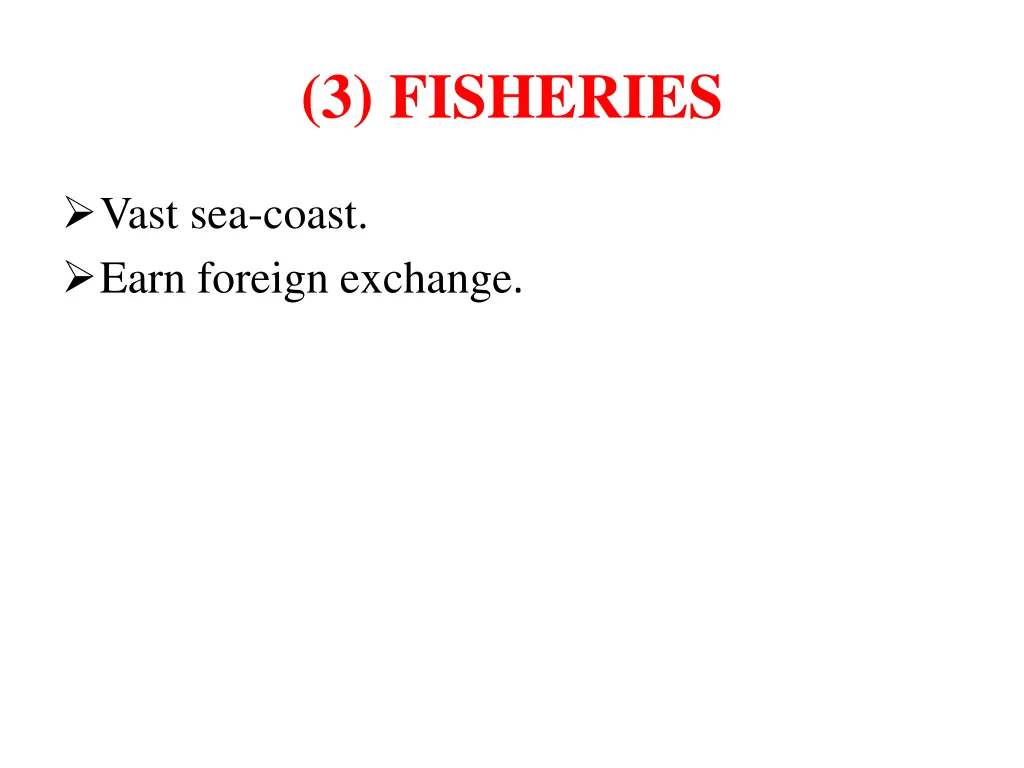 3 fisheries