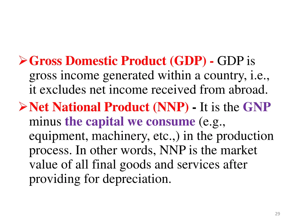 gross domestic product gdp gdp is gross income