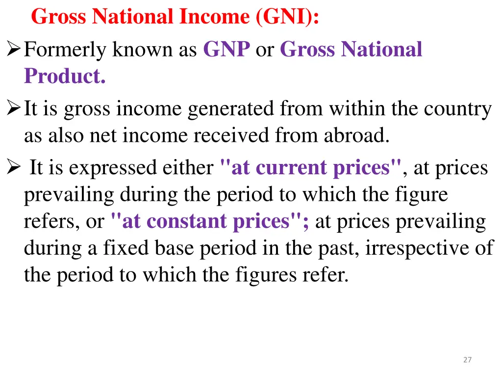 gross national income gni formerly known