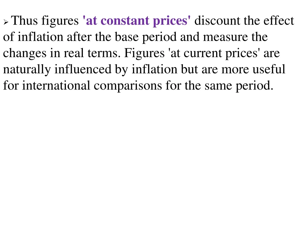 thus figures at constant prices discount