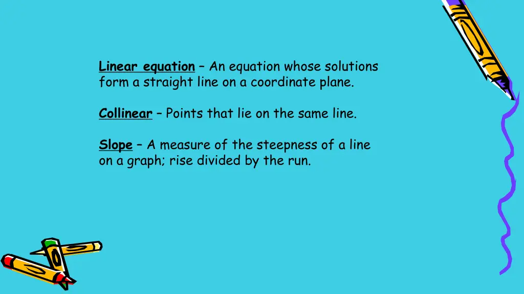 linear equation an equation whose solutions form