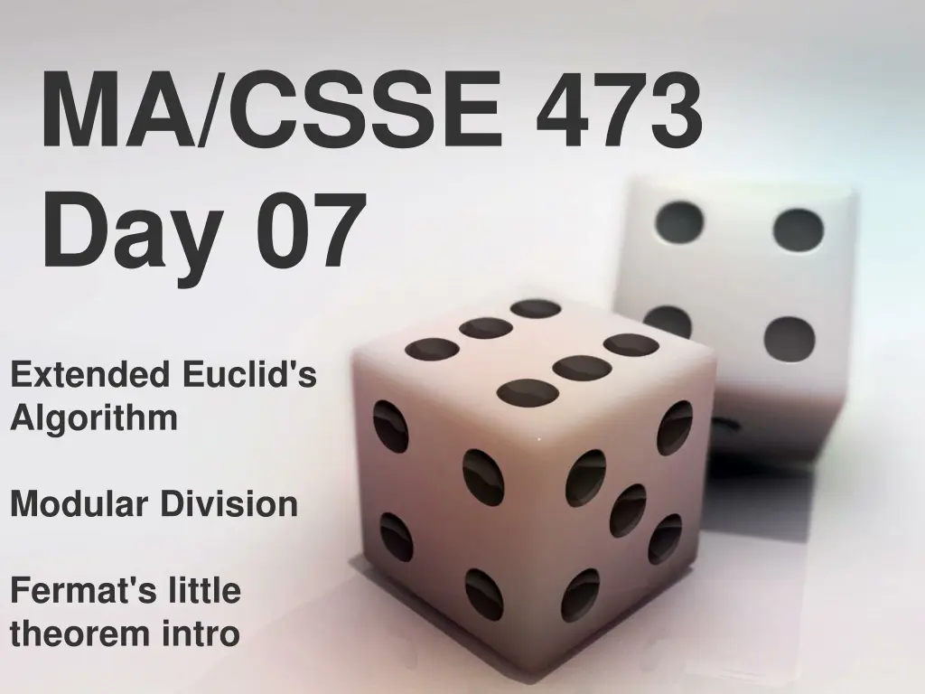 ma csse 473 day 07
