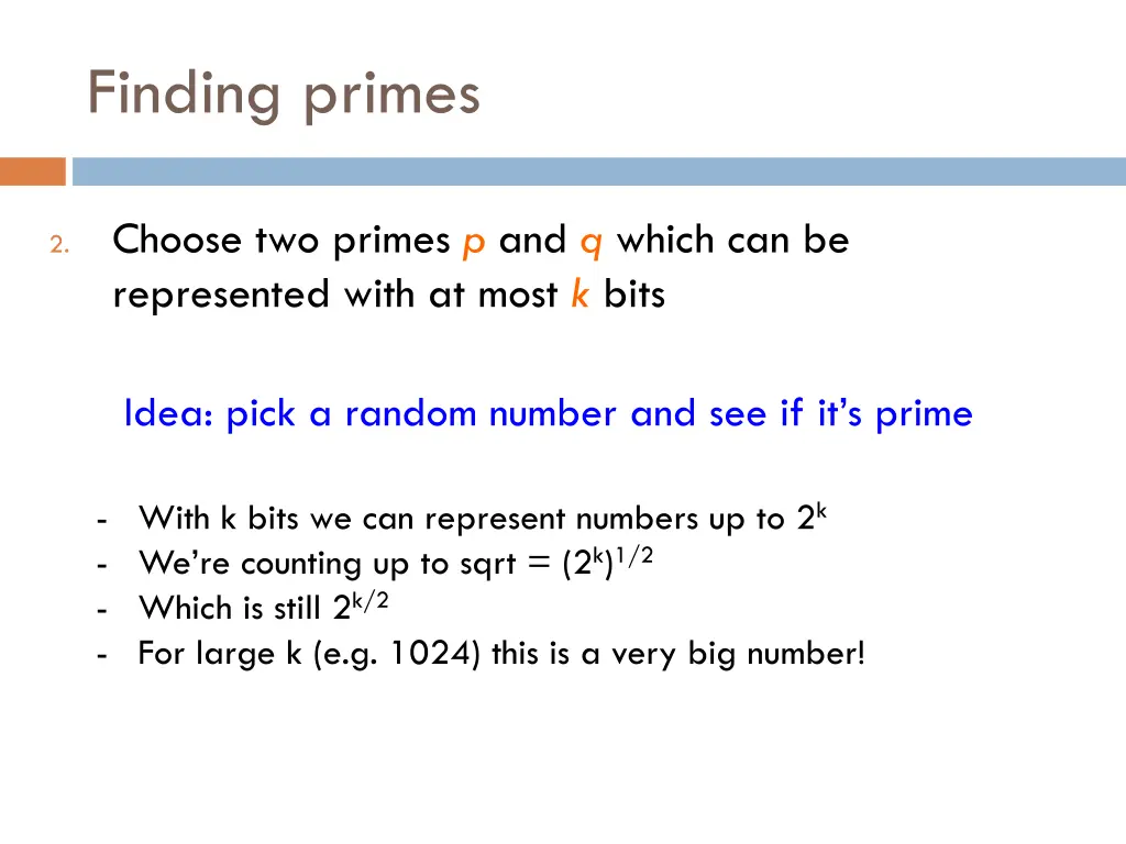 finding primes 2