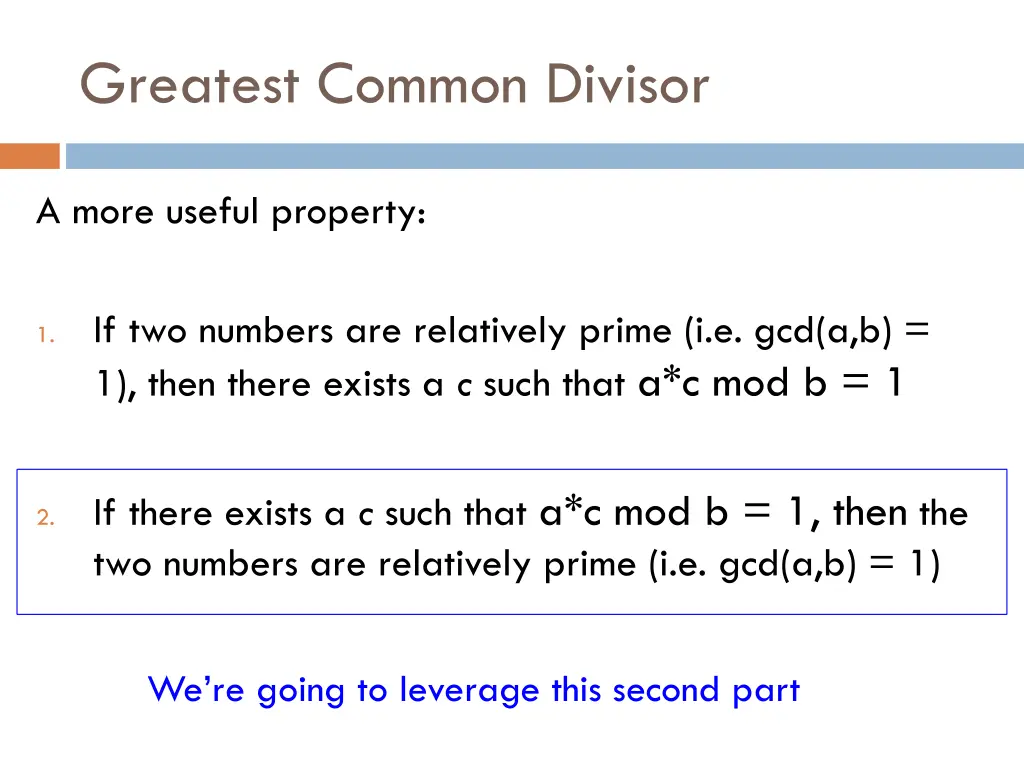 greatest common divisor 2
