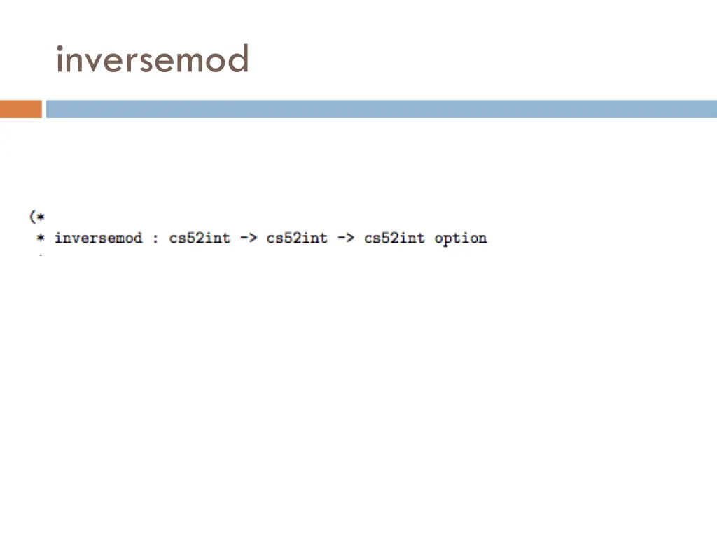 inversemod