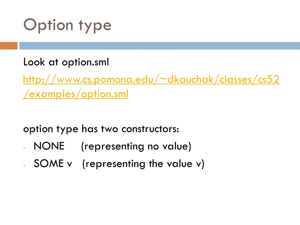option type