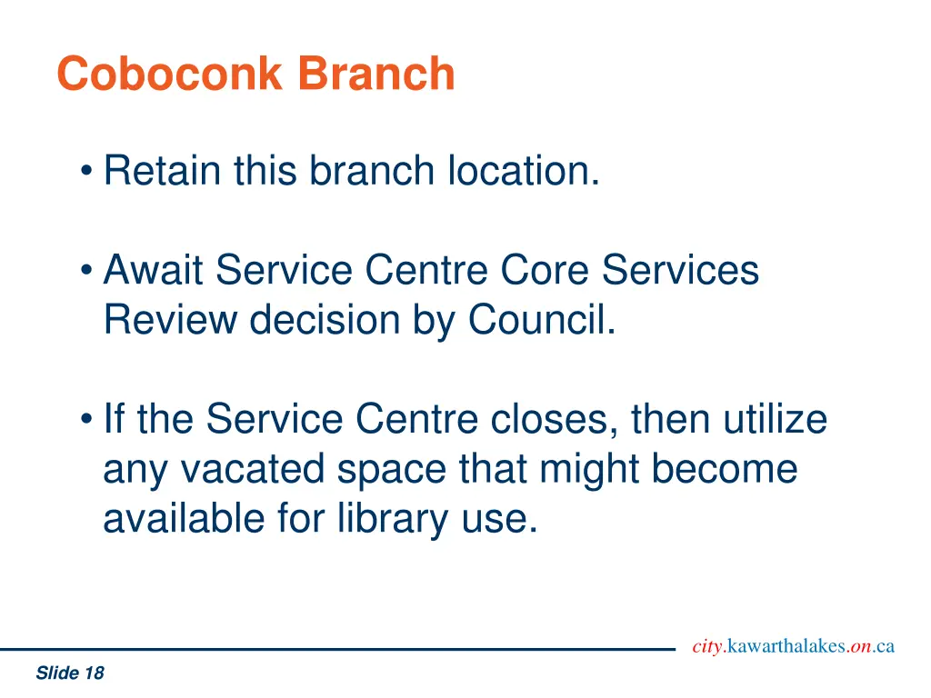 coboconk branch