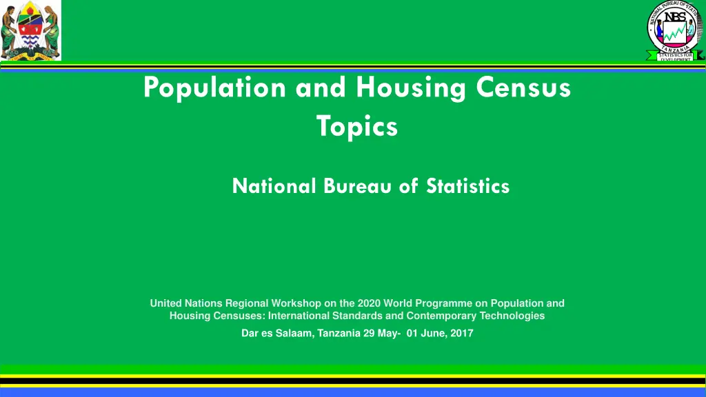 population and housing census topics