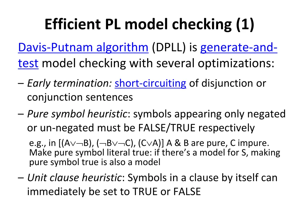 efficient pl model checking 1