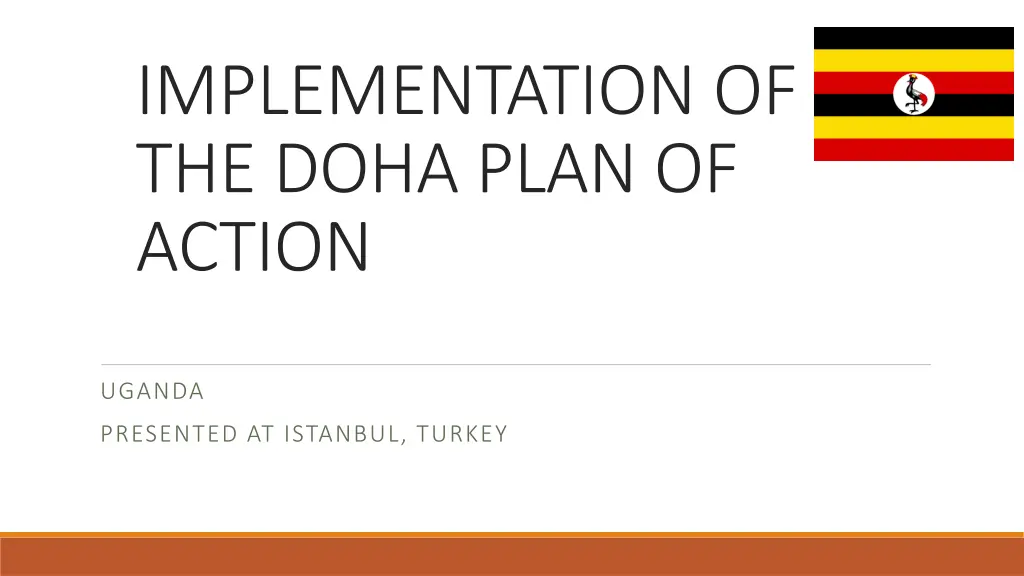 implementation of the doha plan of action