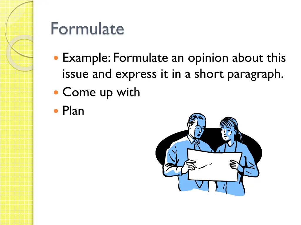 formulate