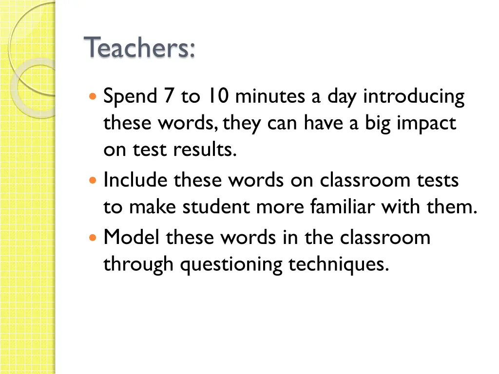 teachers