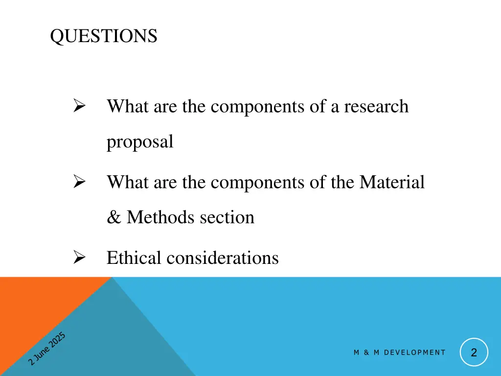 questions