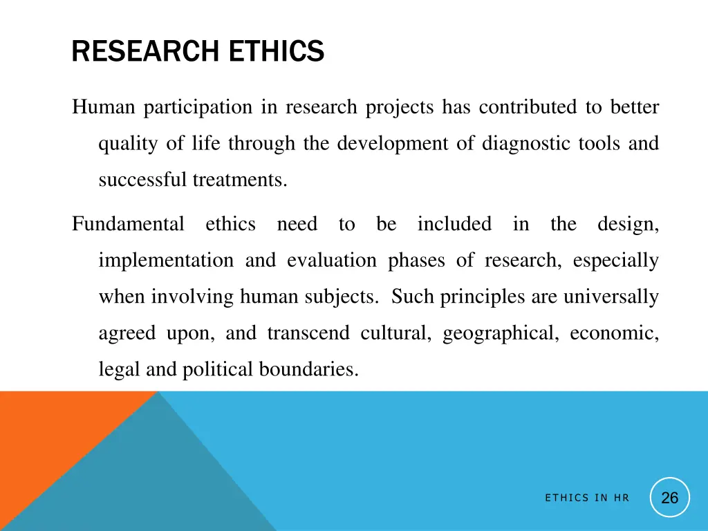 research ethics