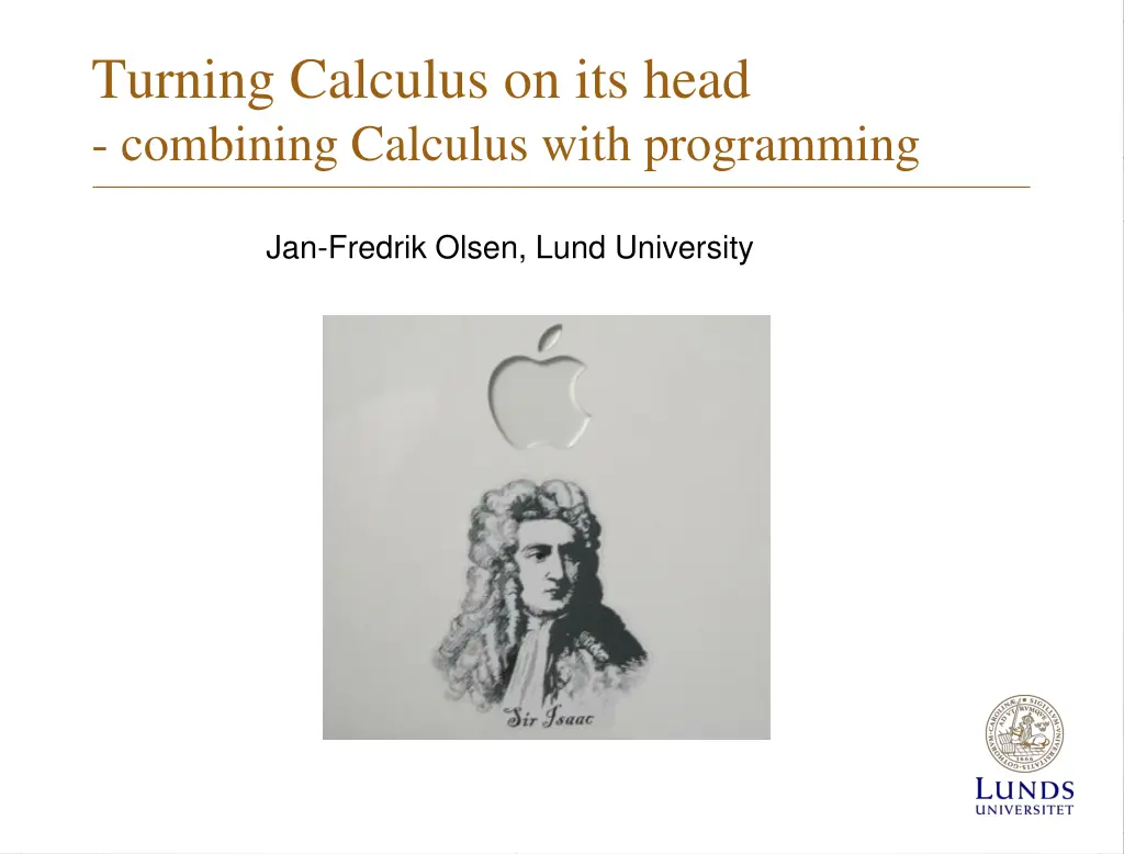 turning calculus on its head combining calculus