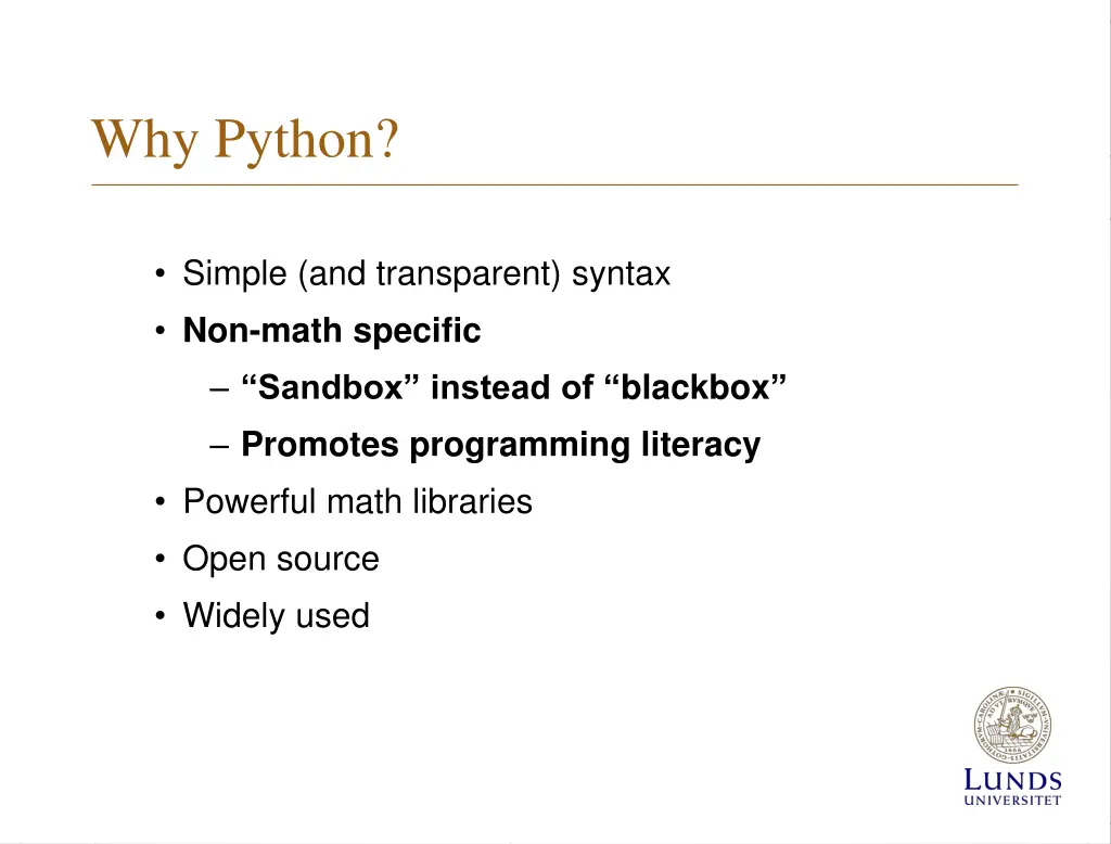 why python