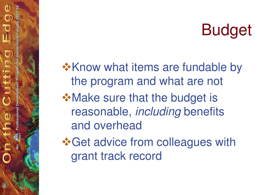 budget