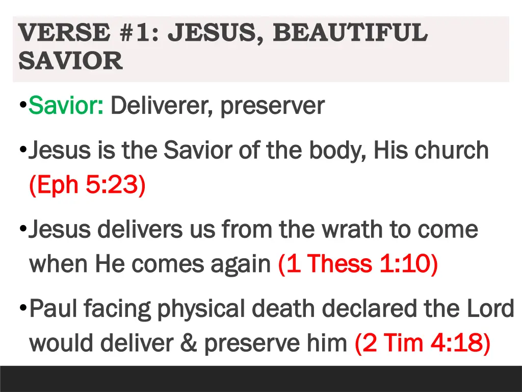verse 1 jesus beautiful savior 1
