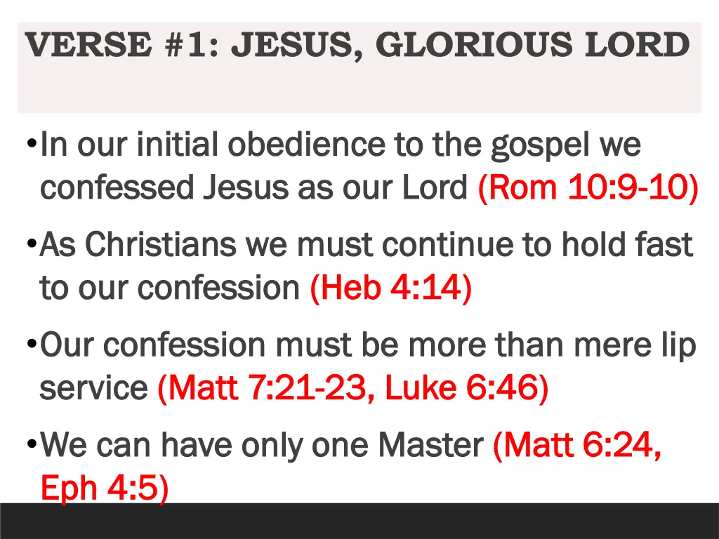 verse 1 jesus glorious lord 1