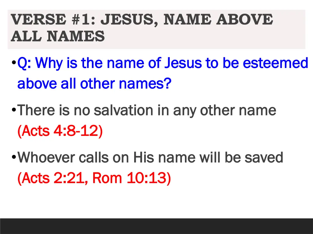 verse 1 jesus name above all names 1