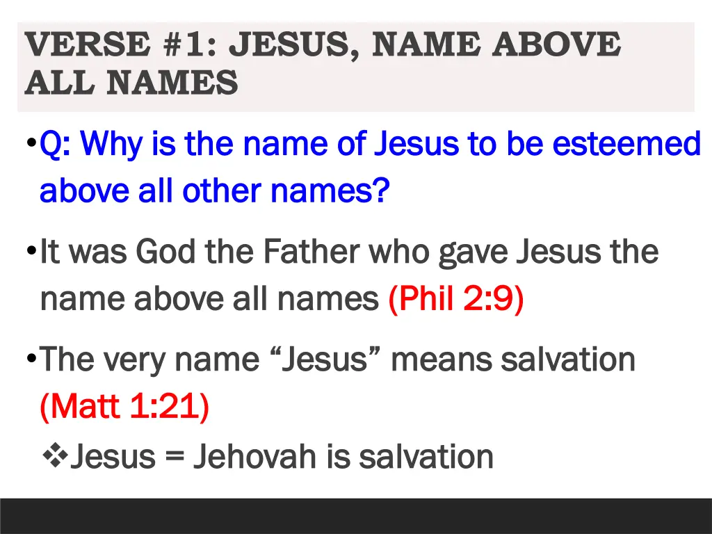 verse 1 jesus name above all names