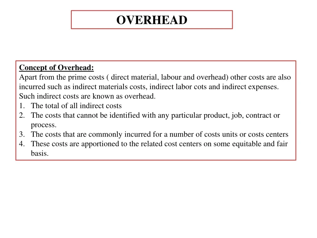 overhead