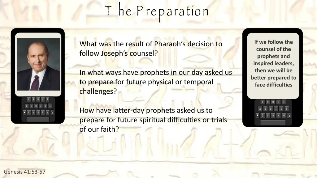 t he p reparation