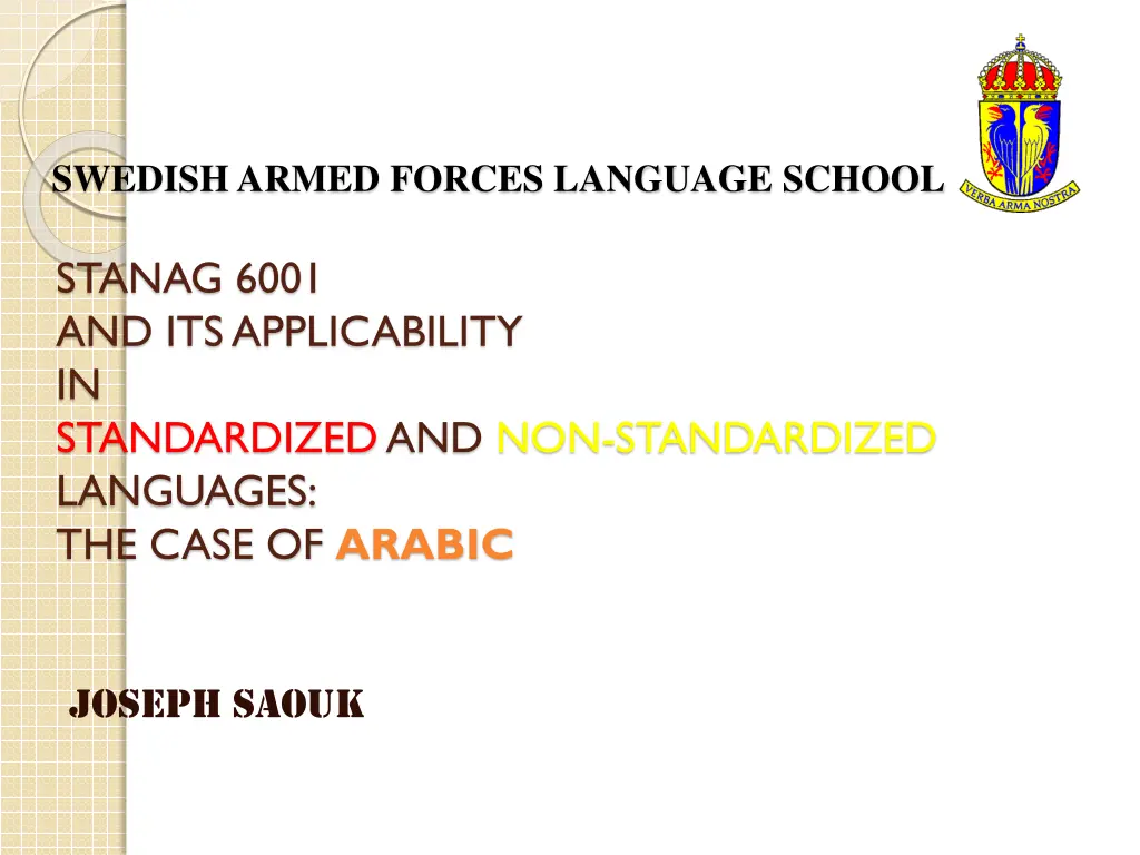 swedish armed forces language school