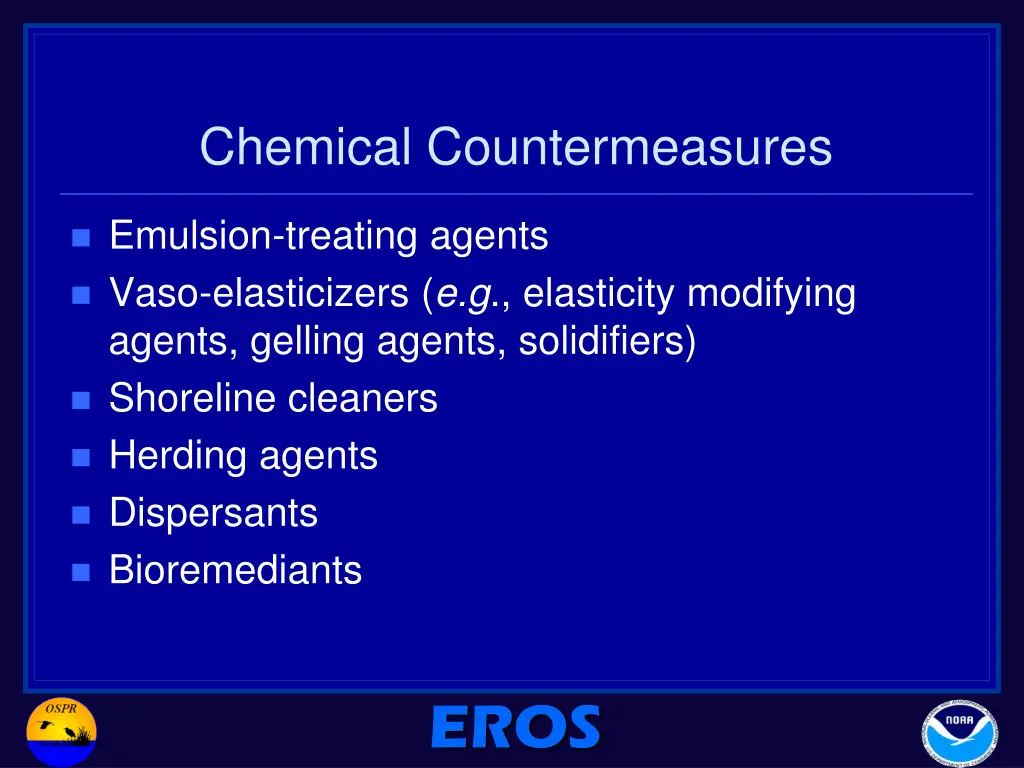 chemical countermeasures